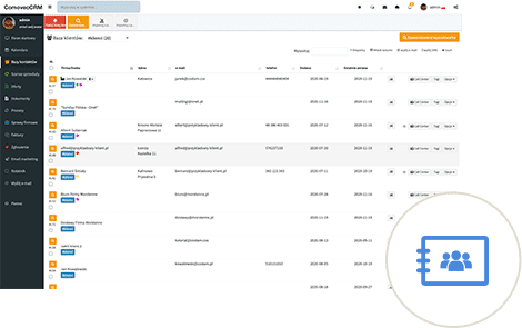 baza klientów firmy